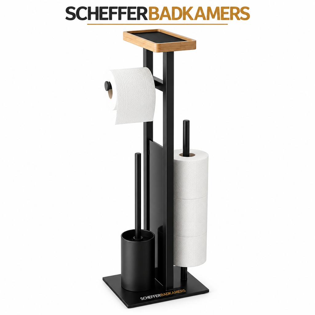 Modern Black Stainless Steel Bathroom Accessories Set