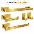 5-Piece Brushed Gold 304 Stainless Steel Bathroom Accessories Set