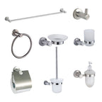 6-Piece 304 Stainless Steel Bathroom Accessories Set